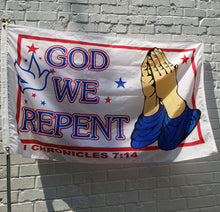 Load image into Gallery viewer, God We Repent Flag