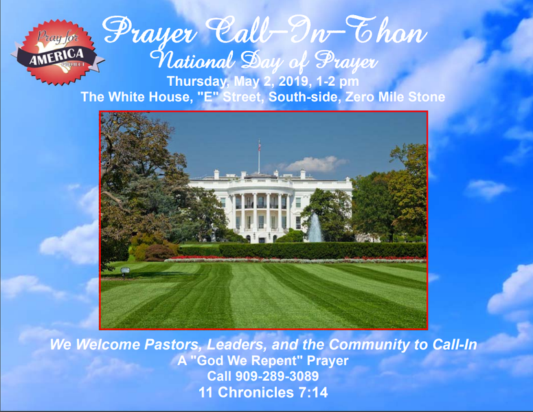 House of Prayer International National Day Of Prayer May 1st and 2nd 2019